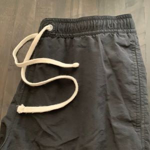 Modern Amusement Black swim trunks